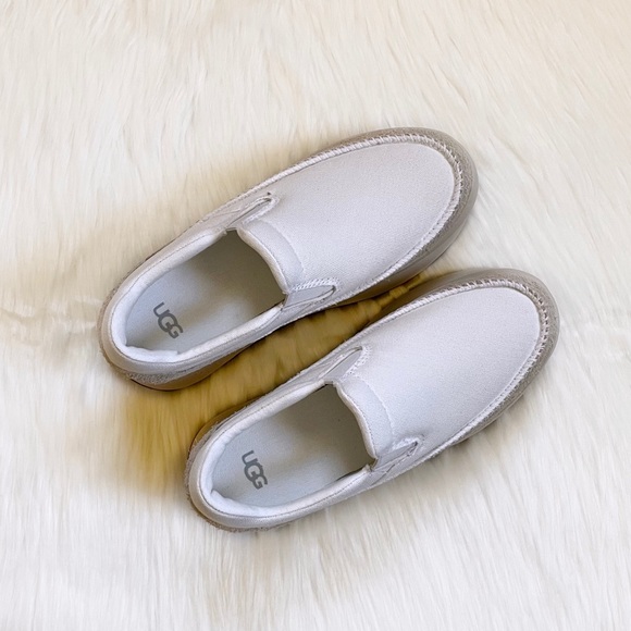 UGG Women’s Marin Slip On Platform Canvas Sneakers - Picture 3 of 7